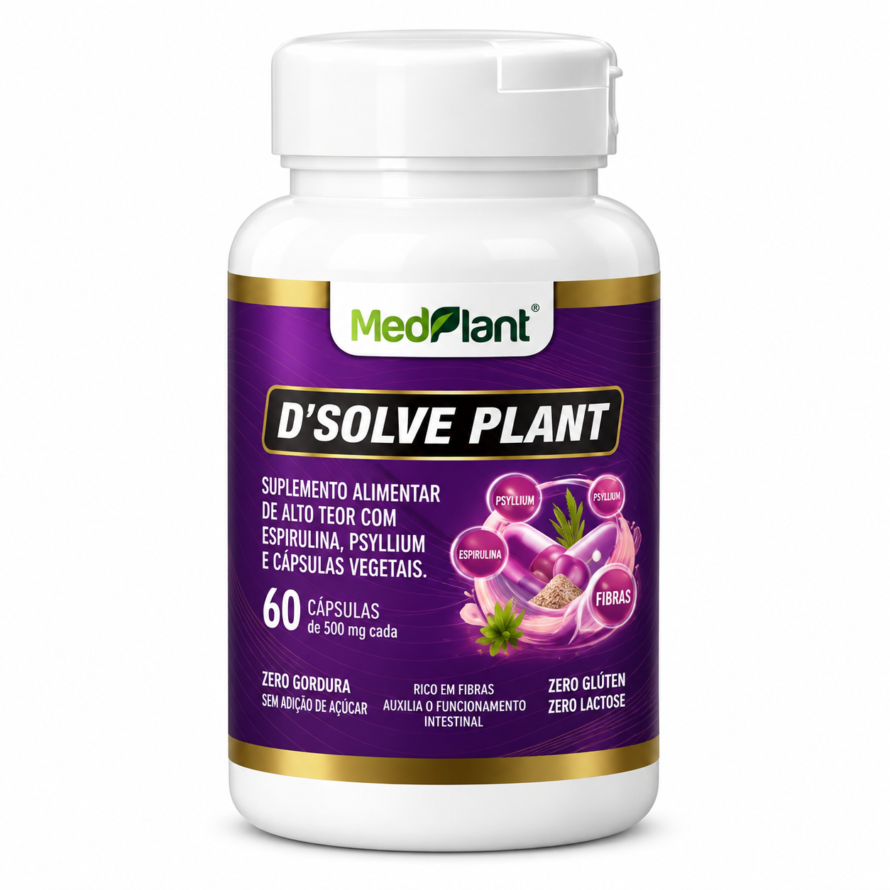 Dsolve Plant 60Cps 500mg Medplant